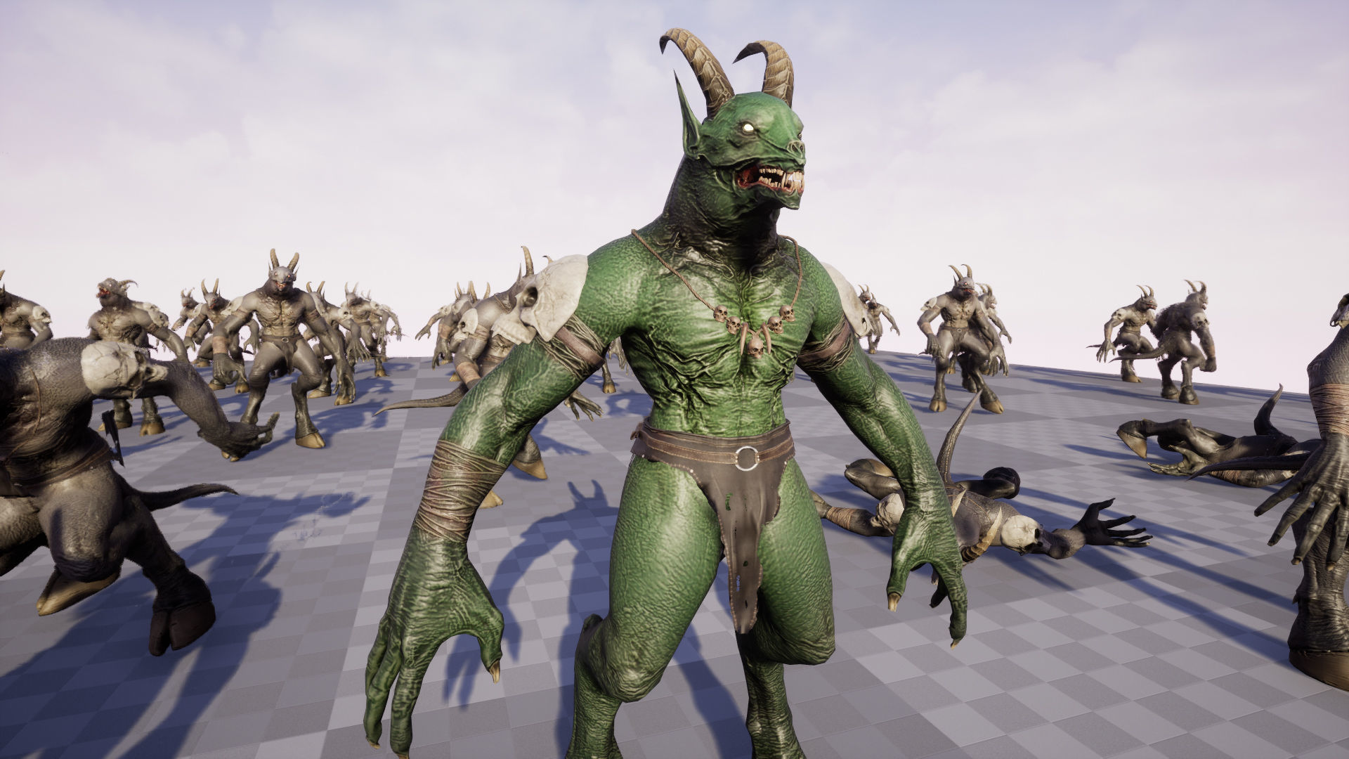 Demon Character 8 Low-poly 3D model_25