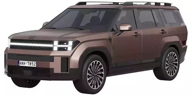 Hyundai Santa Fe 2024 3D model