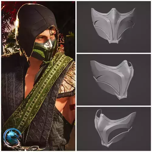 Reptile mask from MK1- Pao Chui Half-Mask