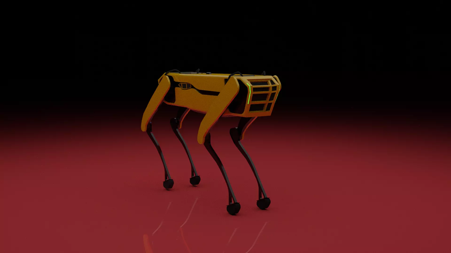 modelo cao  robo Free 3D model_0