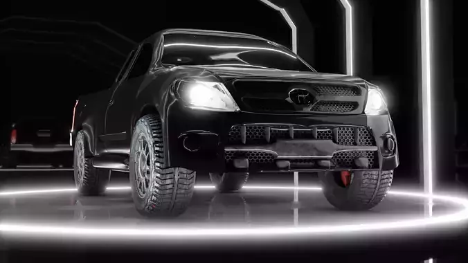 Hillux Toyota - 3D Model
