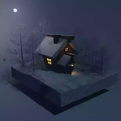 SNOWY Winter House