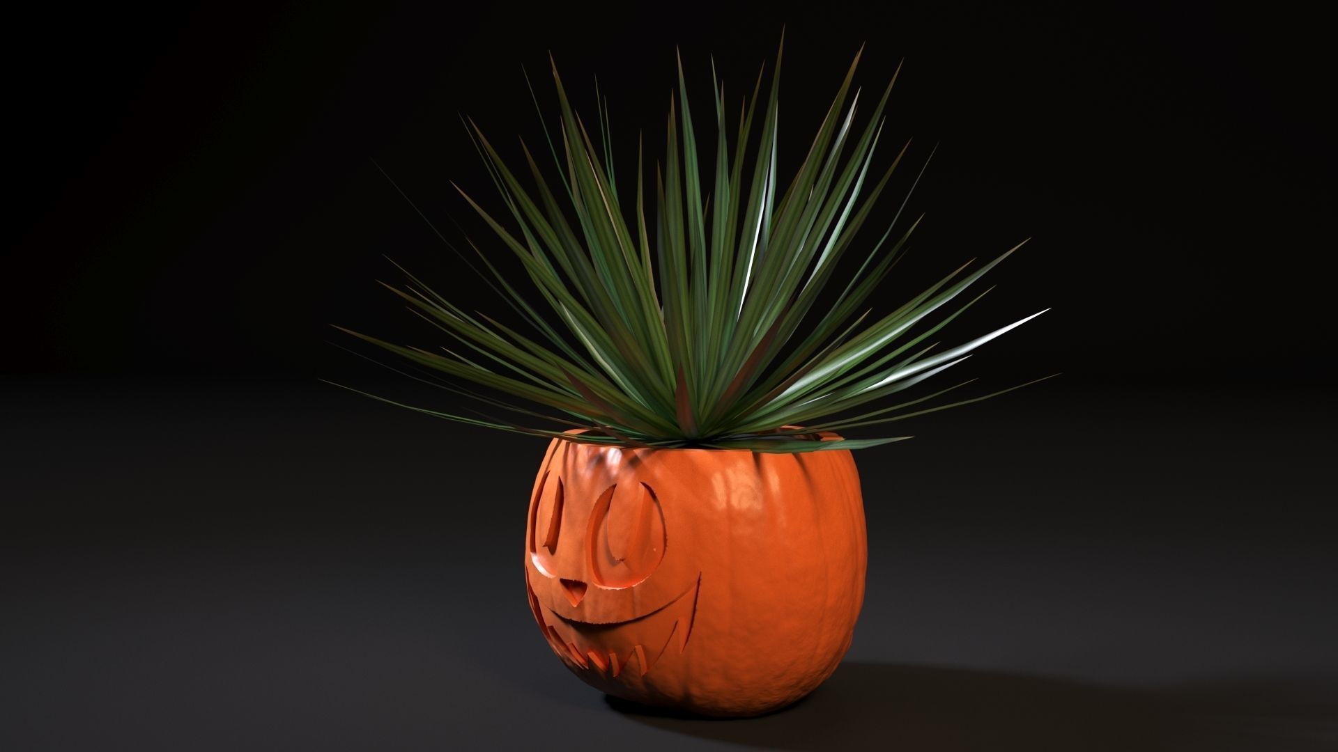 Pumpkin pots 3D print model_2