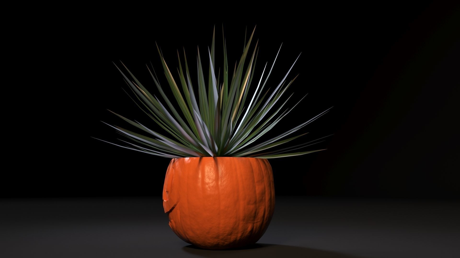 Pumpkin pots 3D print model_12