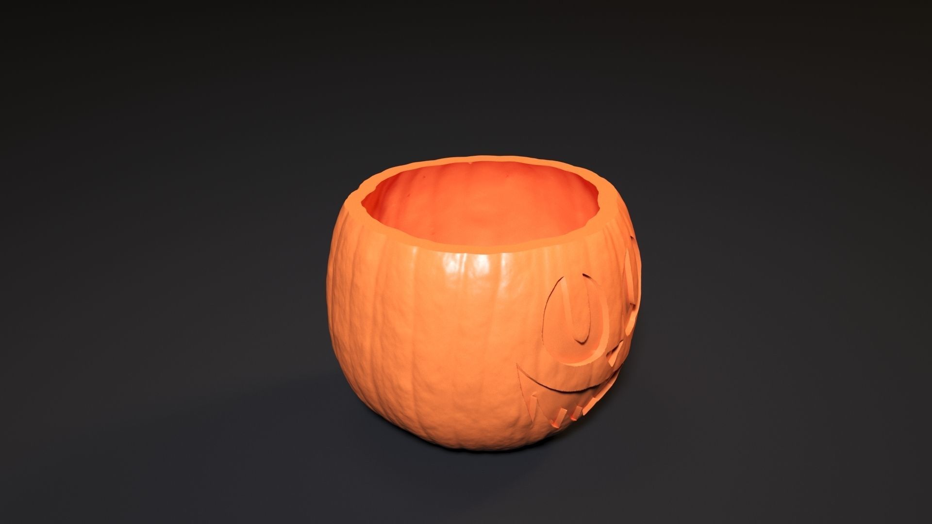 Pumpkin pots 3D print model_8