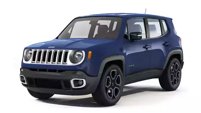 Jeep Renegade 2017 3D model