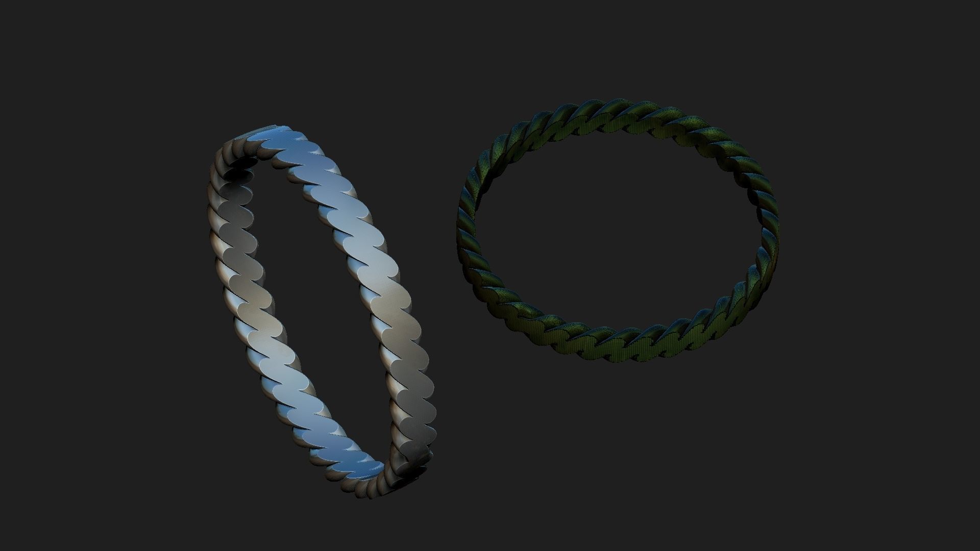 rope ring 2 3D print model_3