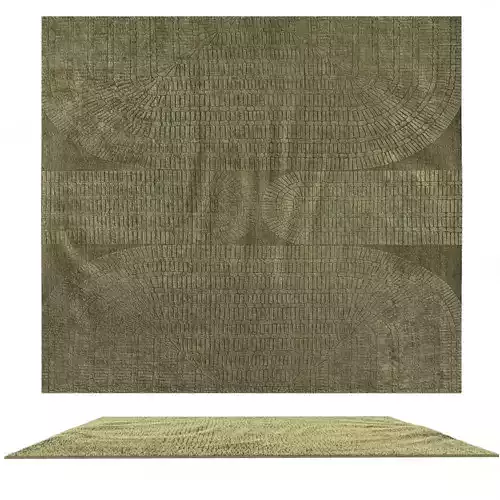 La Manufacture Cogolin retro carpet rug