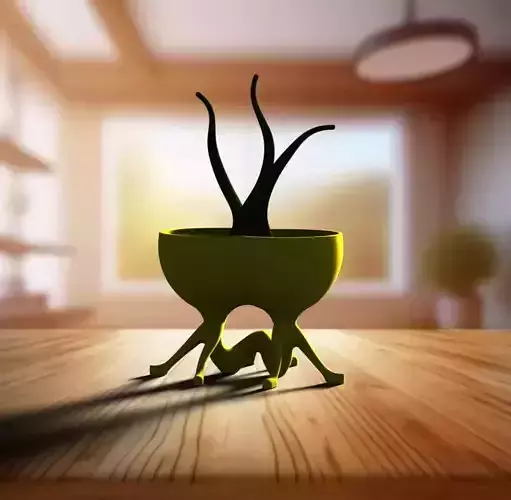 3d model-pure love flower pot-ready to print