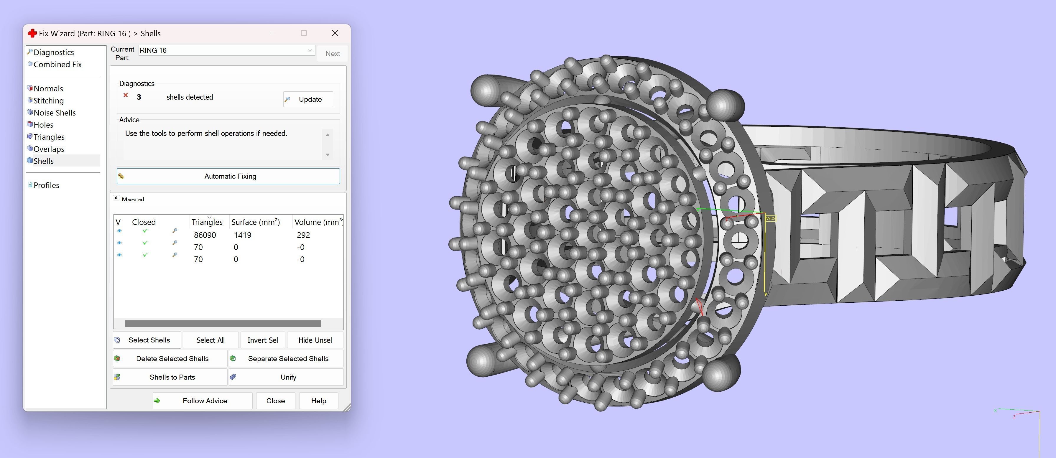 Florence Ring with round cut diamonds 3D print model_5