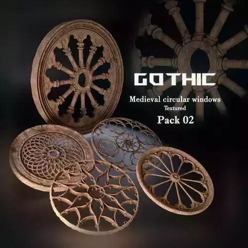 Medieval Circular Windows Pack 02