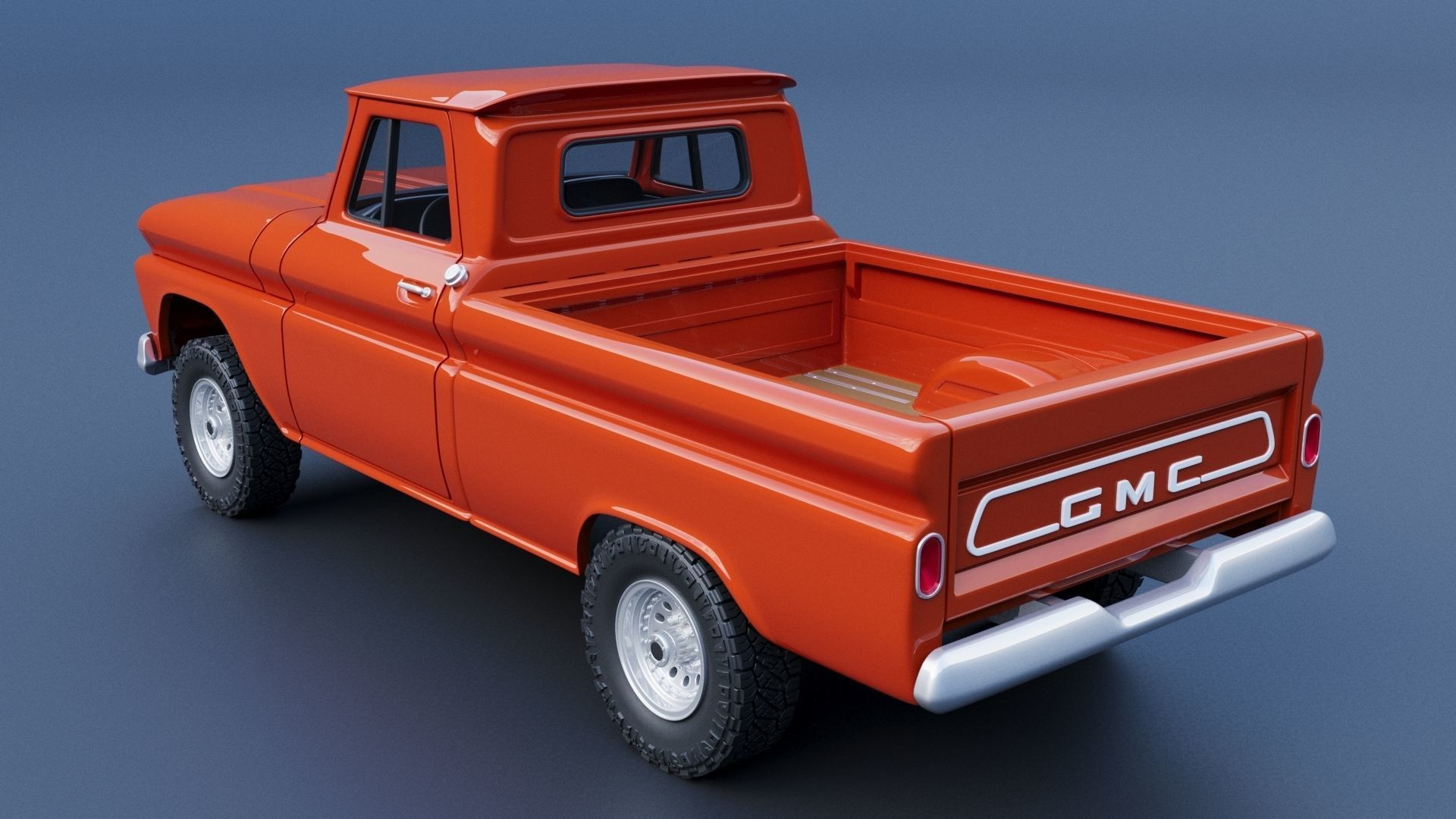 GMC Stepside Pickup 1965  3D print model_17