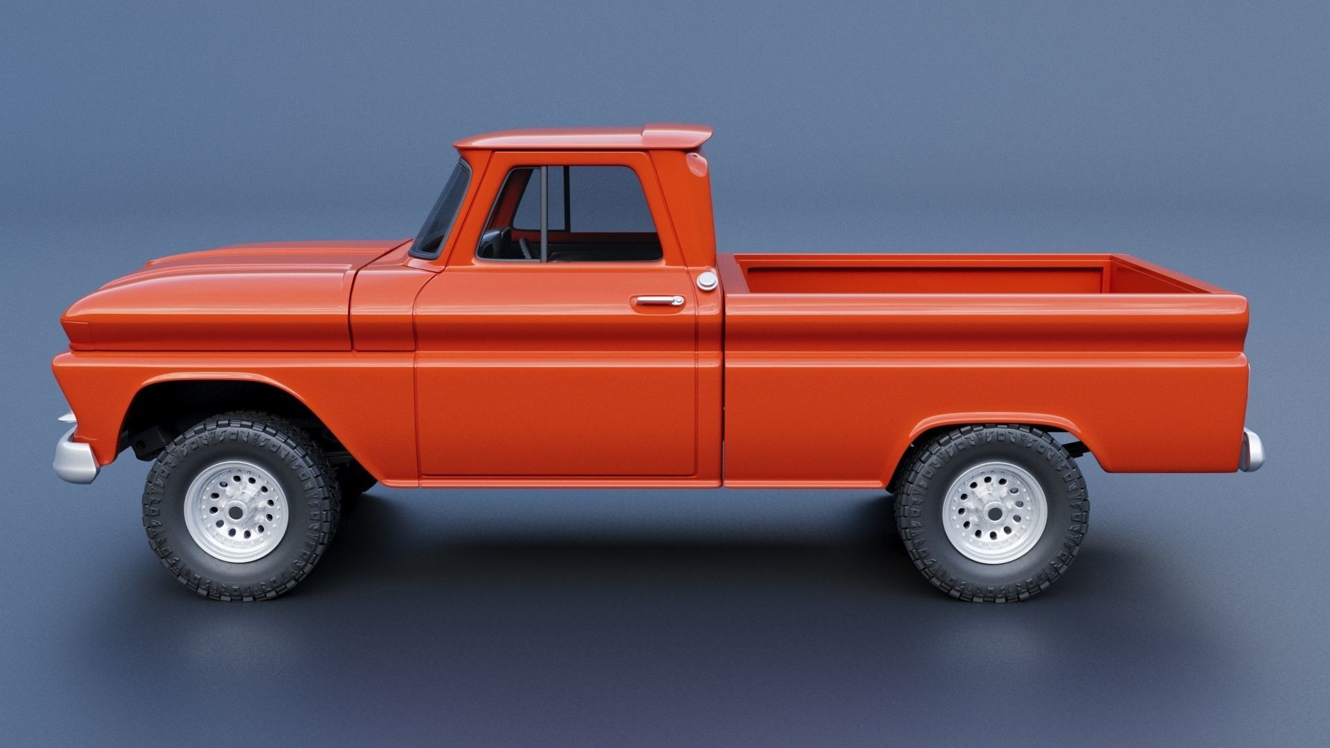 GMC Stepside Pickup 1965  3D print model_16