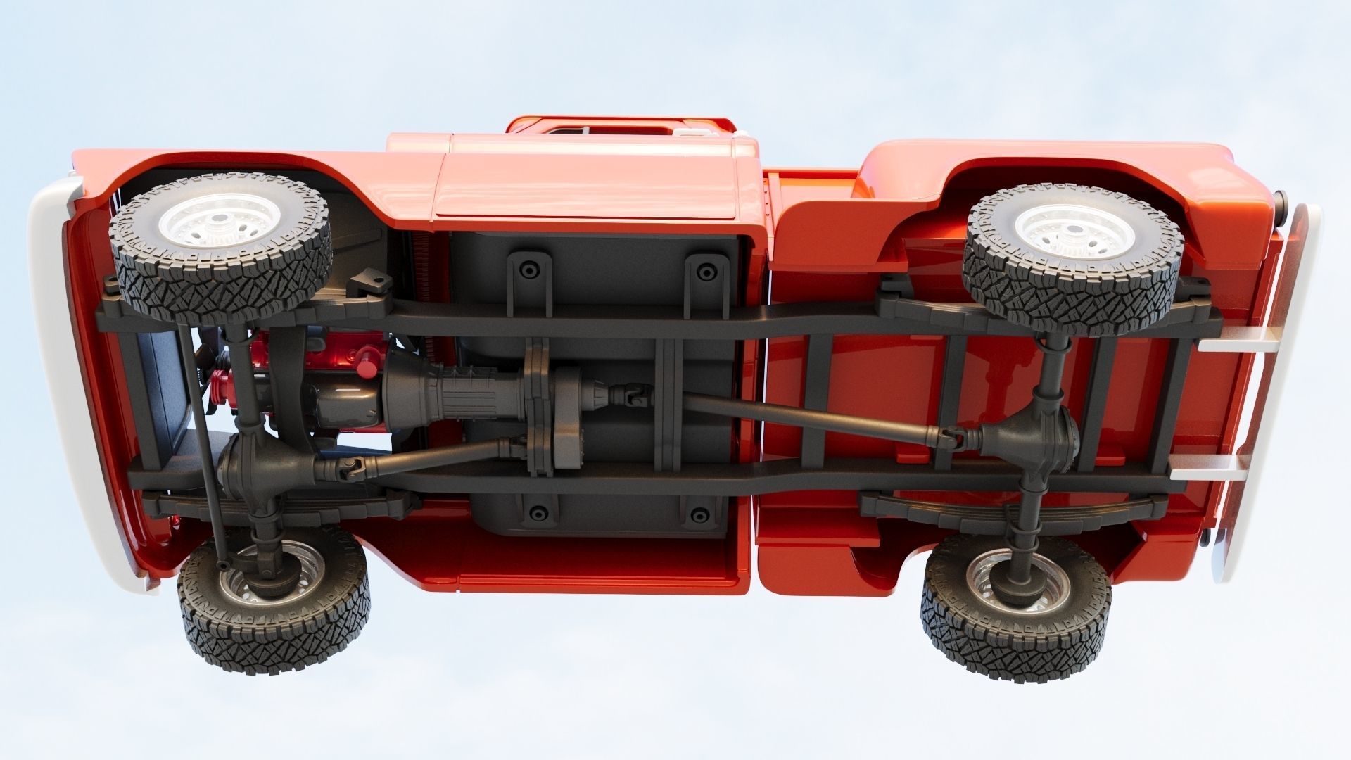 GMC Stepside Pickup 1965  3D print model_14