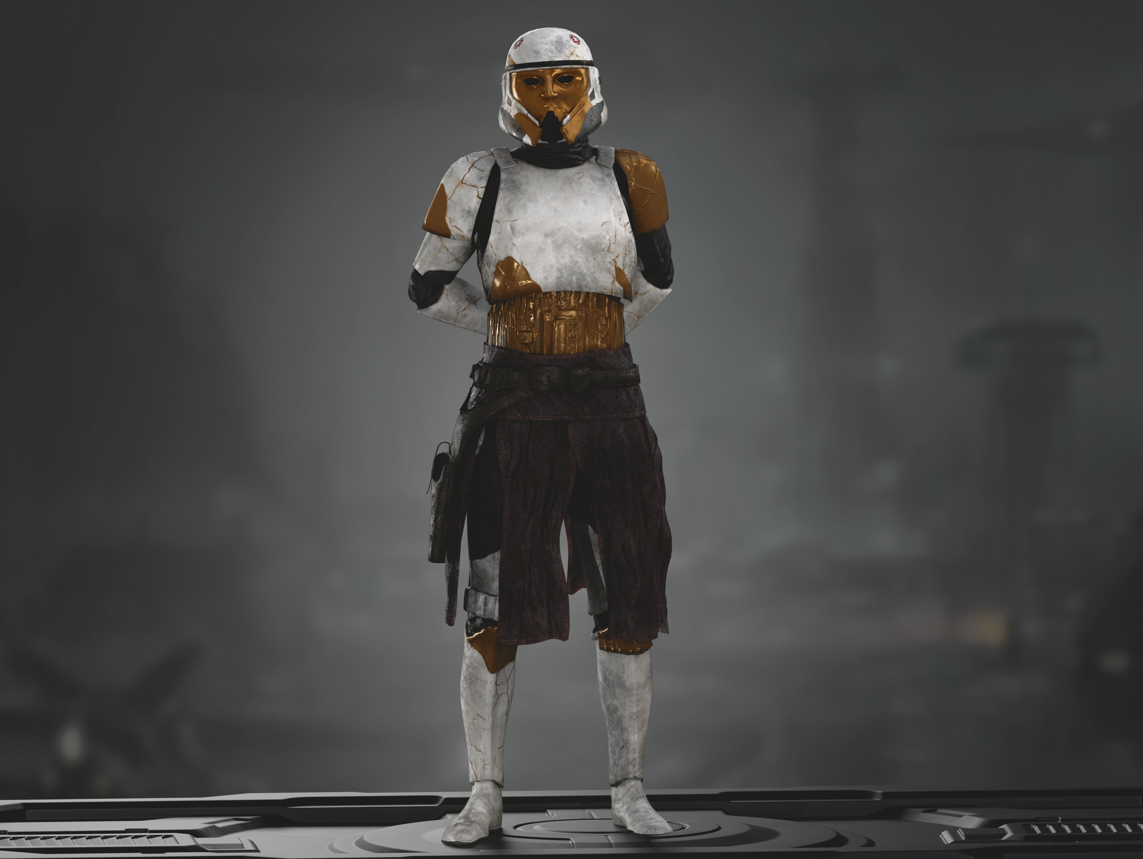 Enoch Low-poly 3D model_5