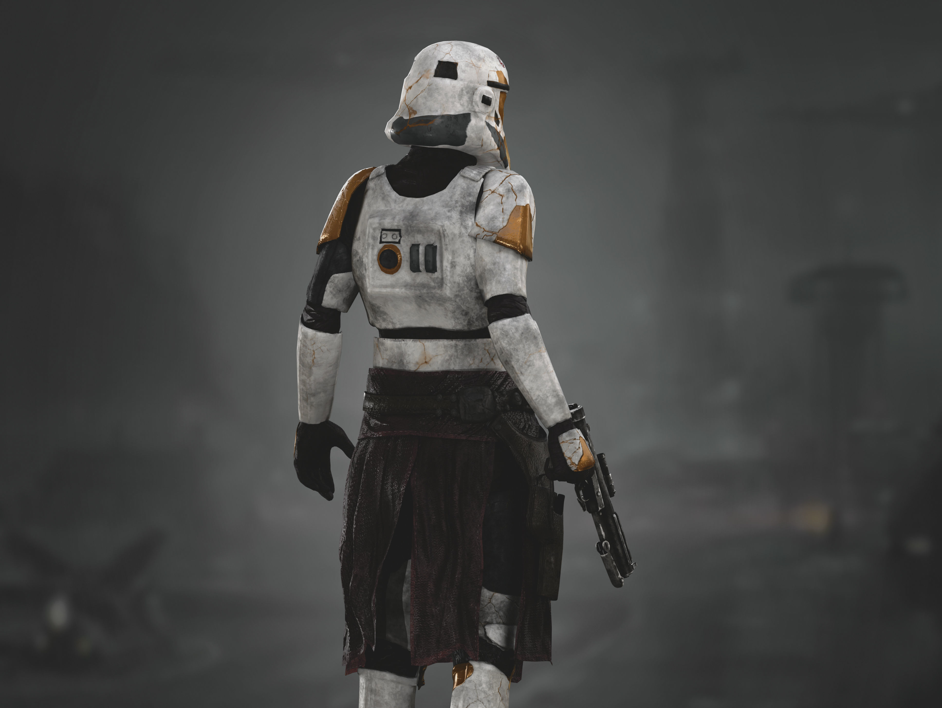 Enoch Low-poly 3D model_9