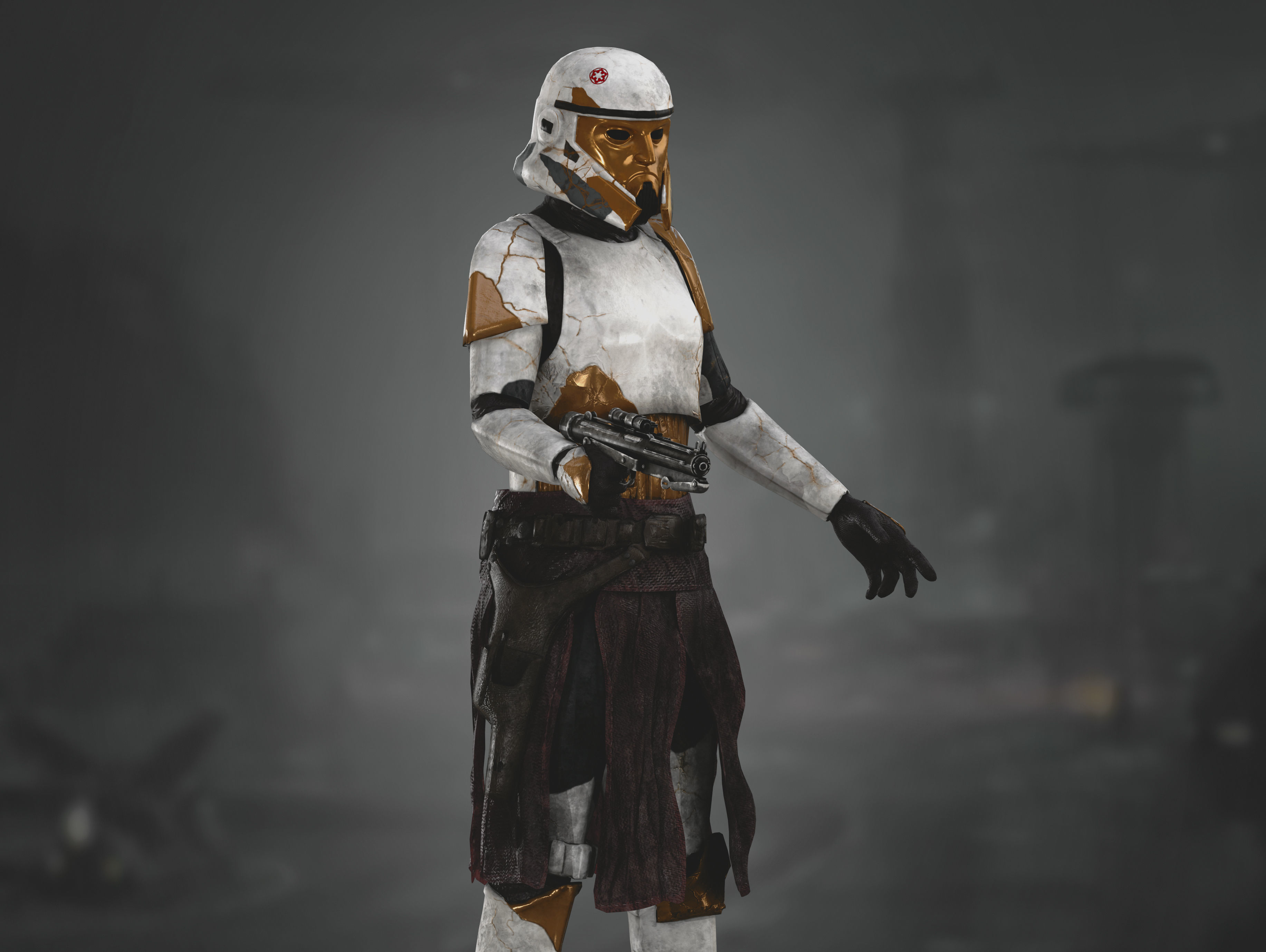 Enoch Low-poly 3D model_4