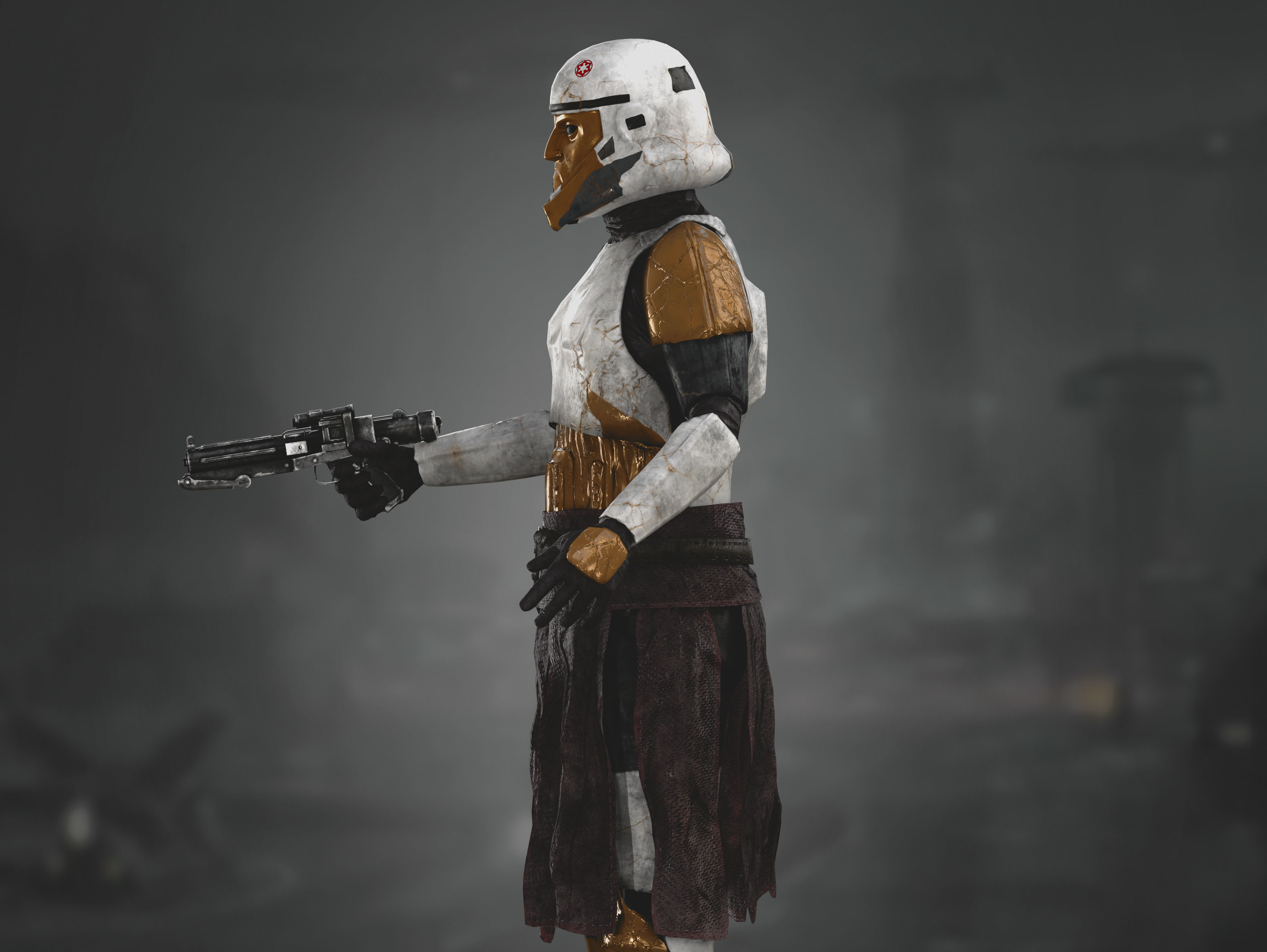 Enoch Low-poly 3D model_6