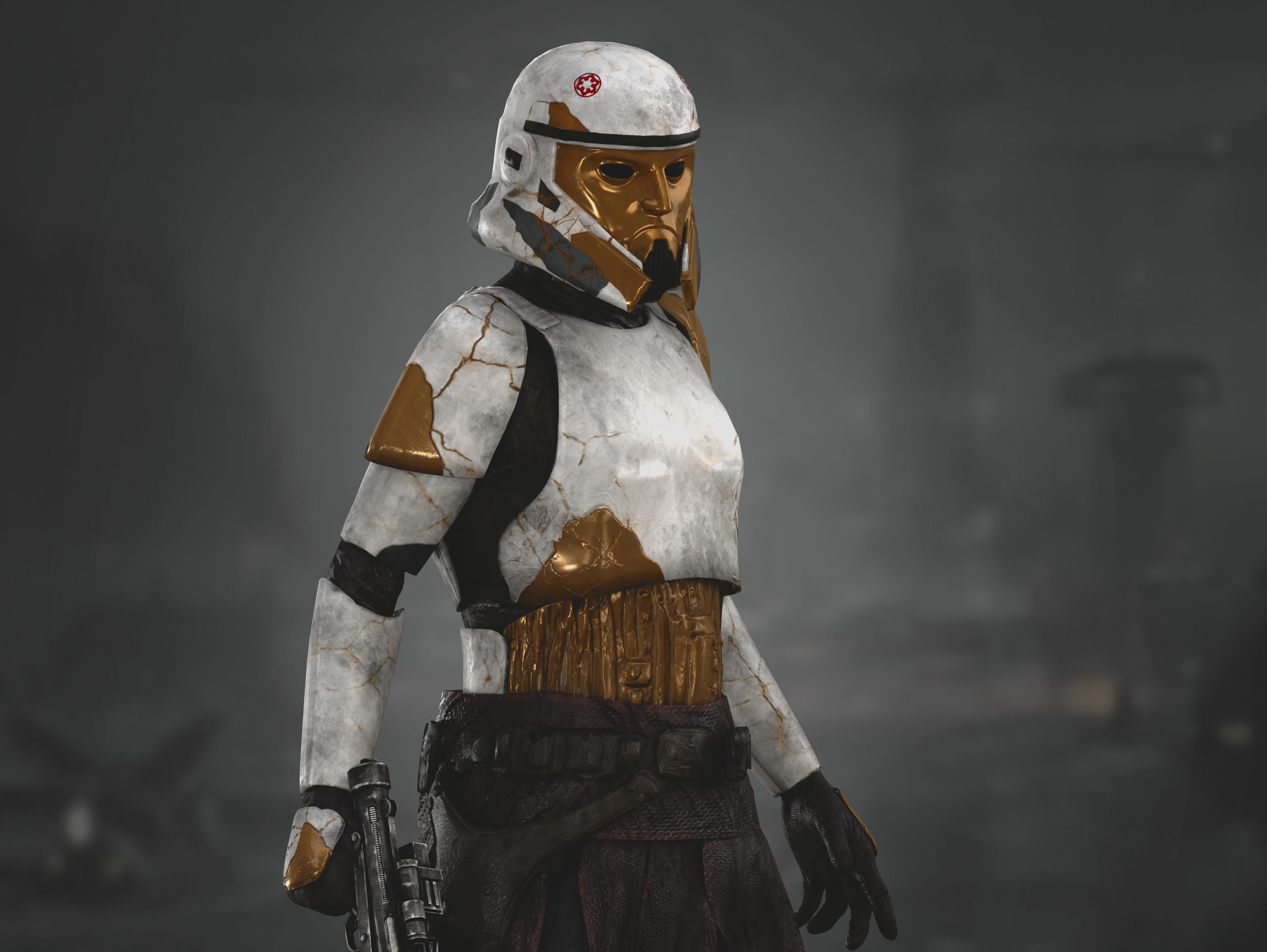 Enoch Low-poly 3D model_3