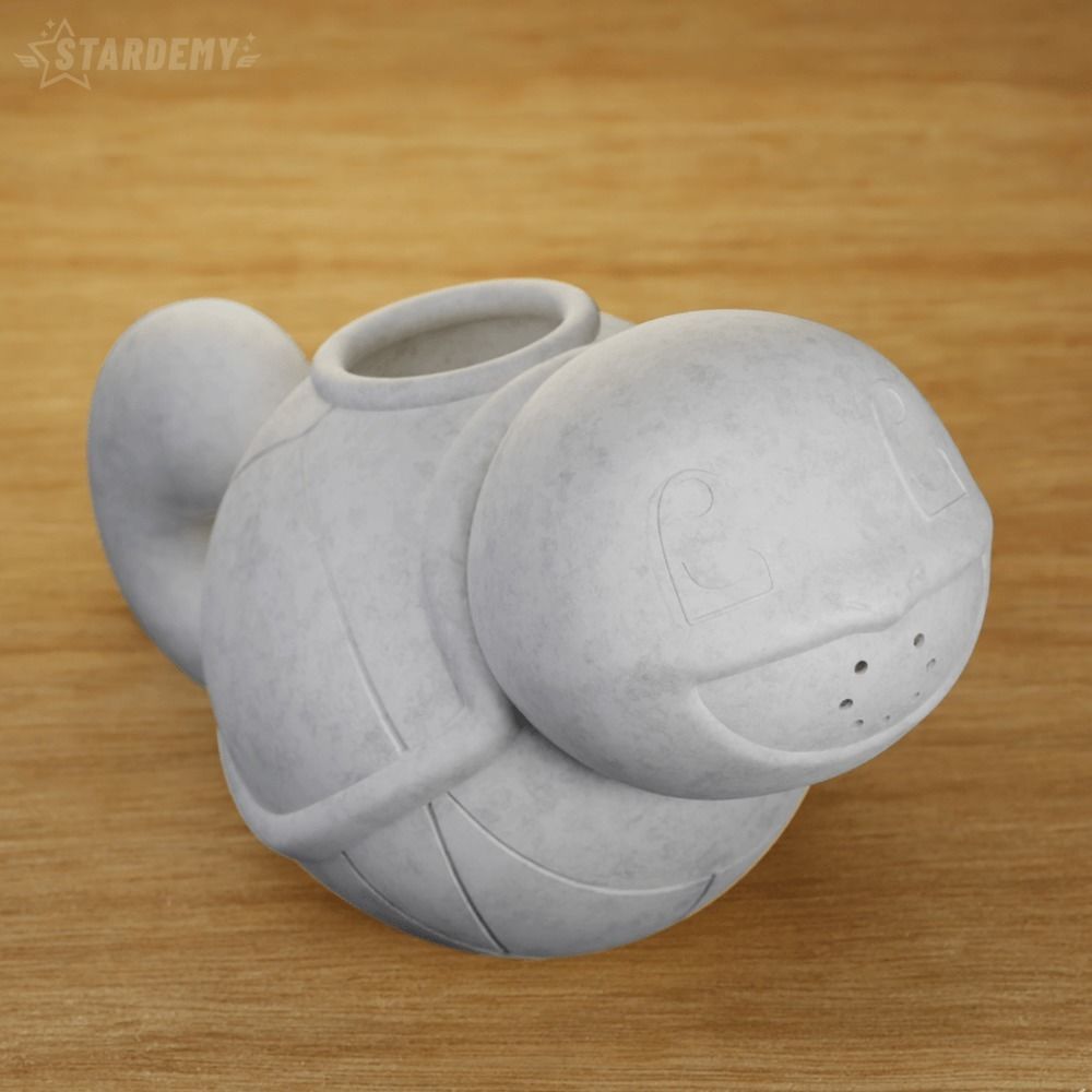 Squirtle Watering Can Bucket Pokemon 3D print model_6