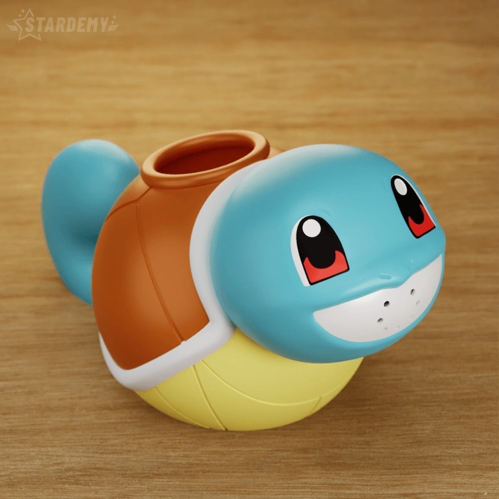 Squirtle Watering Can Bucket Pokemon 3D print model_2