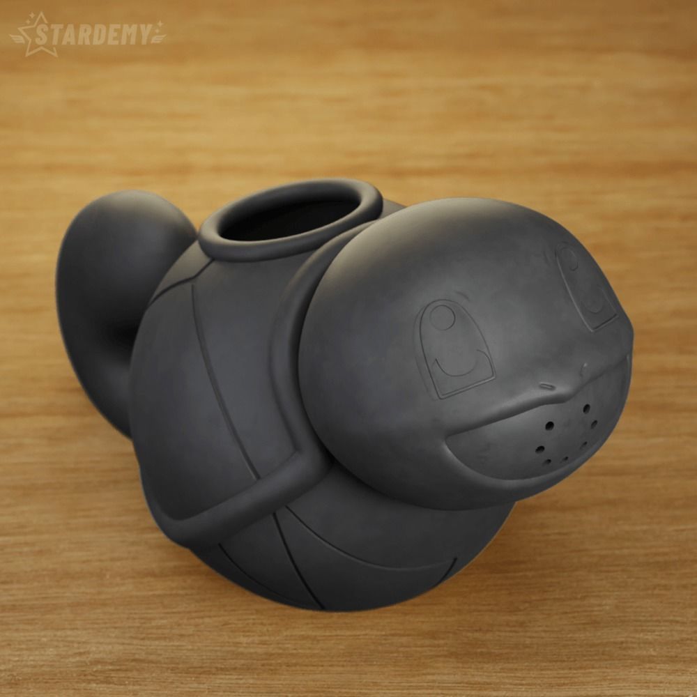 Squirtle Watering Can Bucket Pokemon 3D print model_7