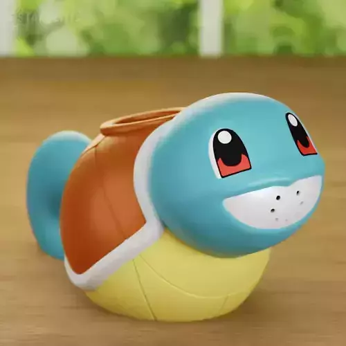 Squirtle Watering Can Bucket Pokemon 3D print model