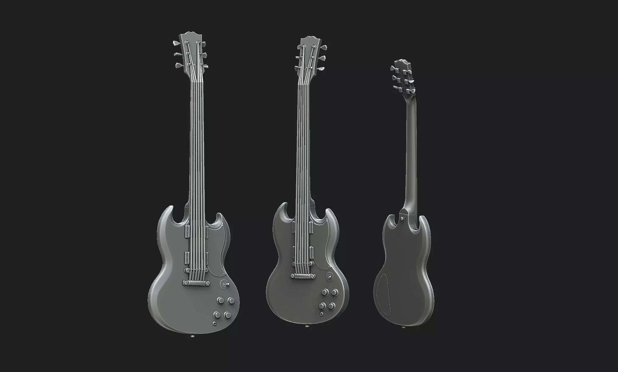 Gibson SG 3D print model