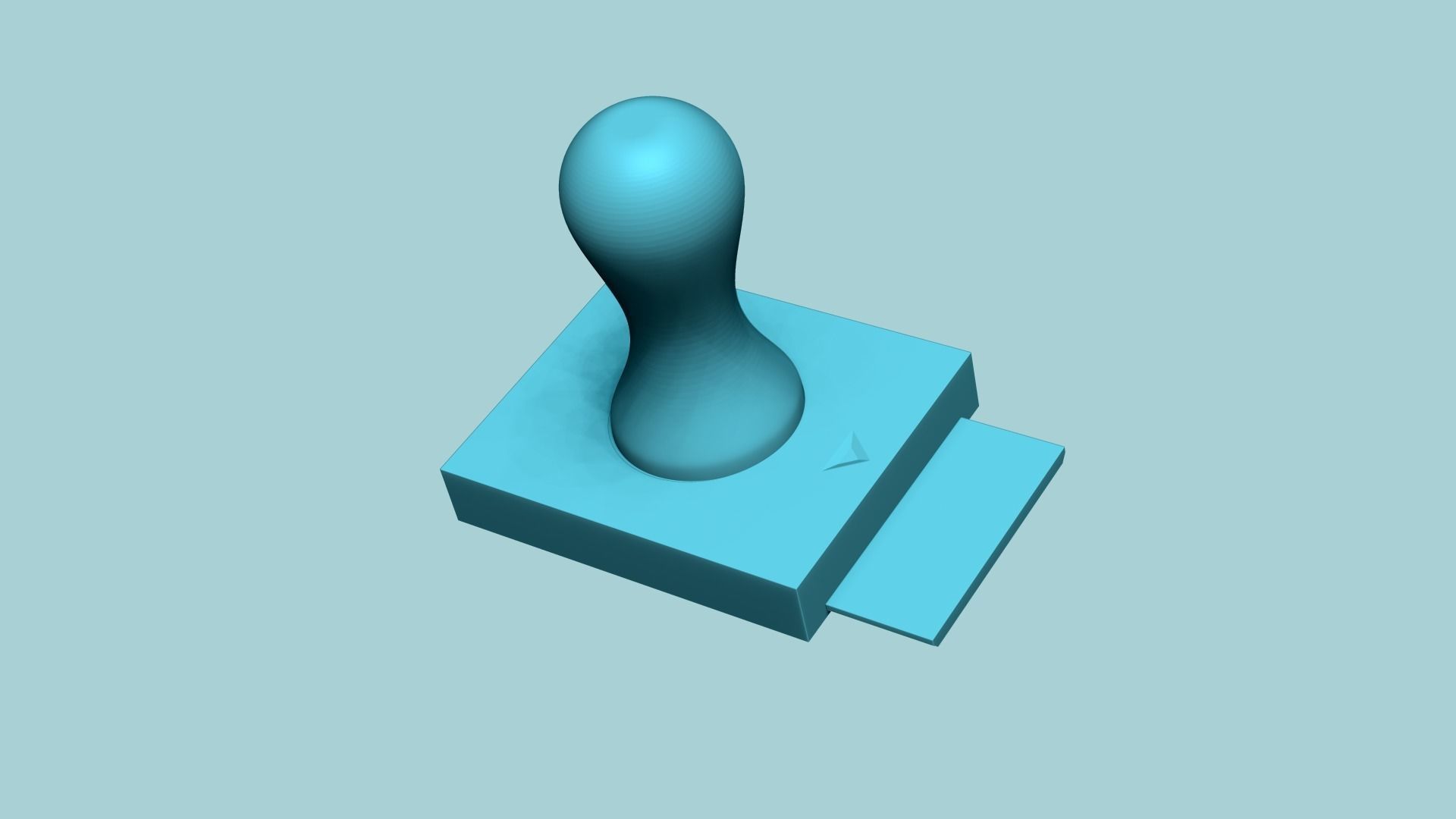 Stamp 01 - Sun - Fondant Decoration Maker Toy 3D print model_11