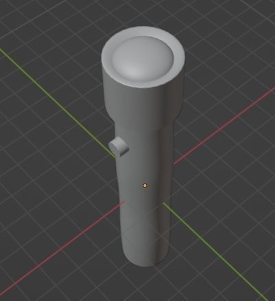 Flashlight Free low-poly 3D model_2