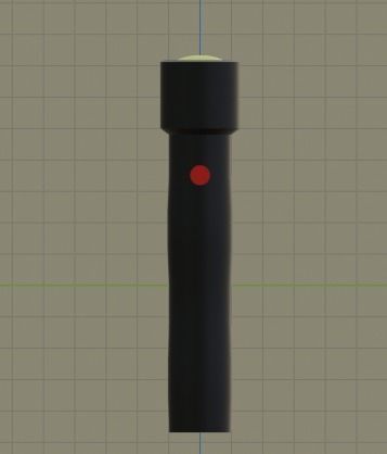 Flashlight Free low-poly 3D model_5