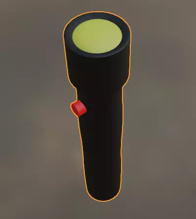 Flashlight Free low-poly 3D model_0
