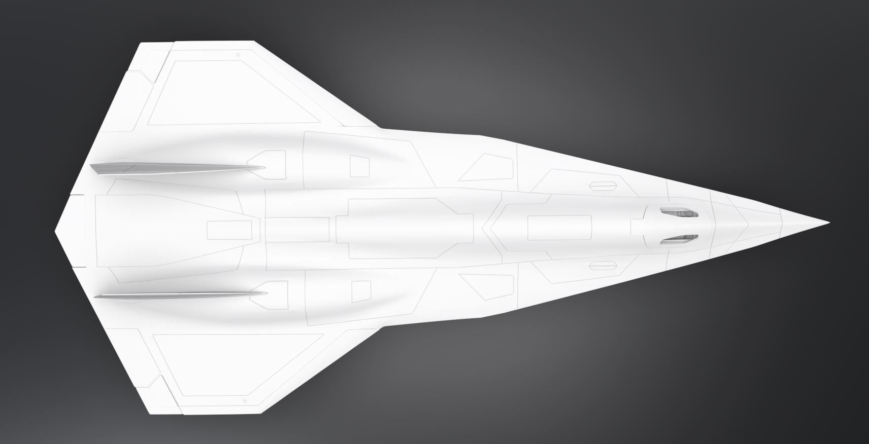 SR72 Darkstar Scale model 3D print model_3