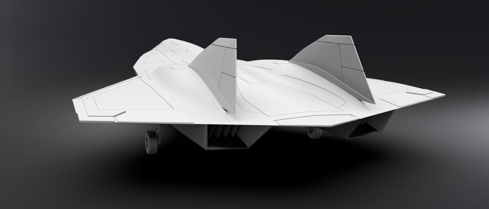 SR72 Darkstar Scale model 3D print model_2