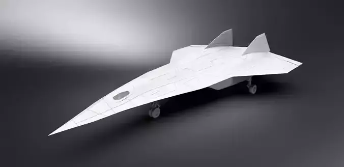 SR72 Darkstar Scale model 3D print model