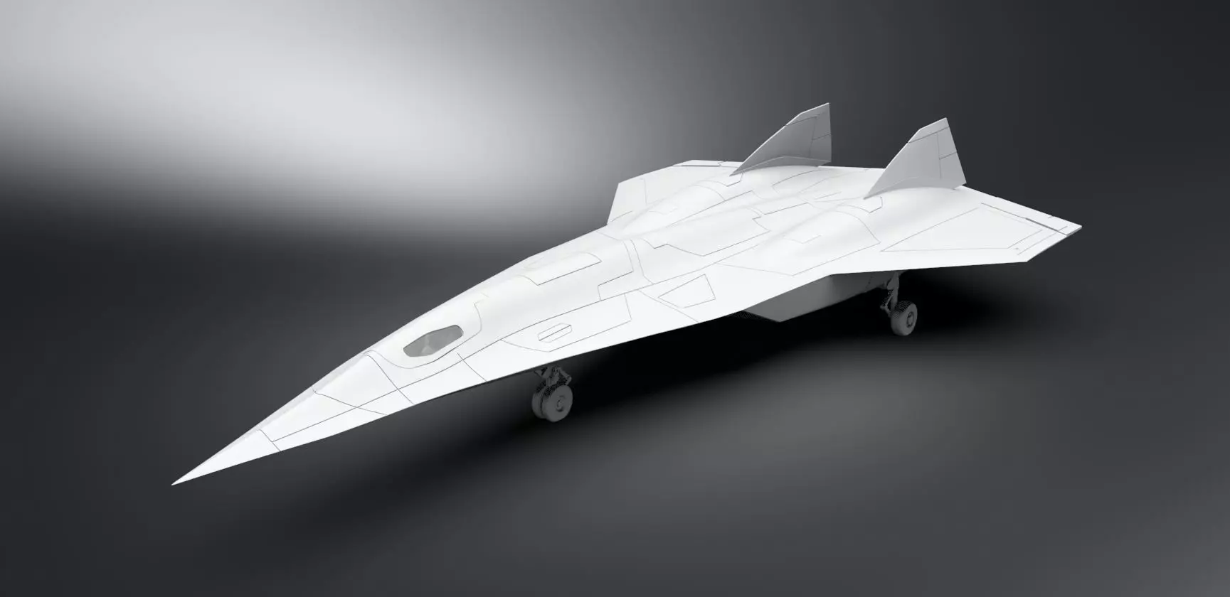 SR72 Darkstar Scale model 3D print model_0