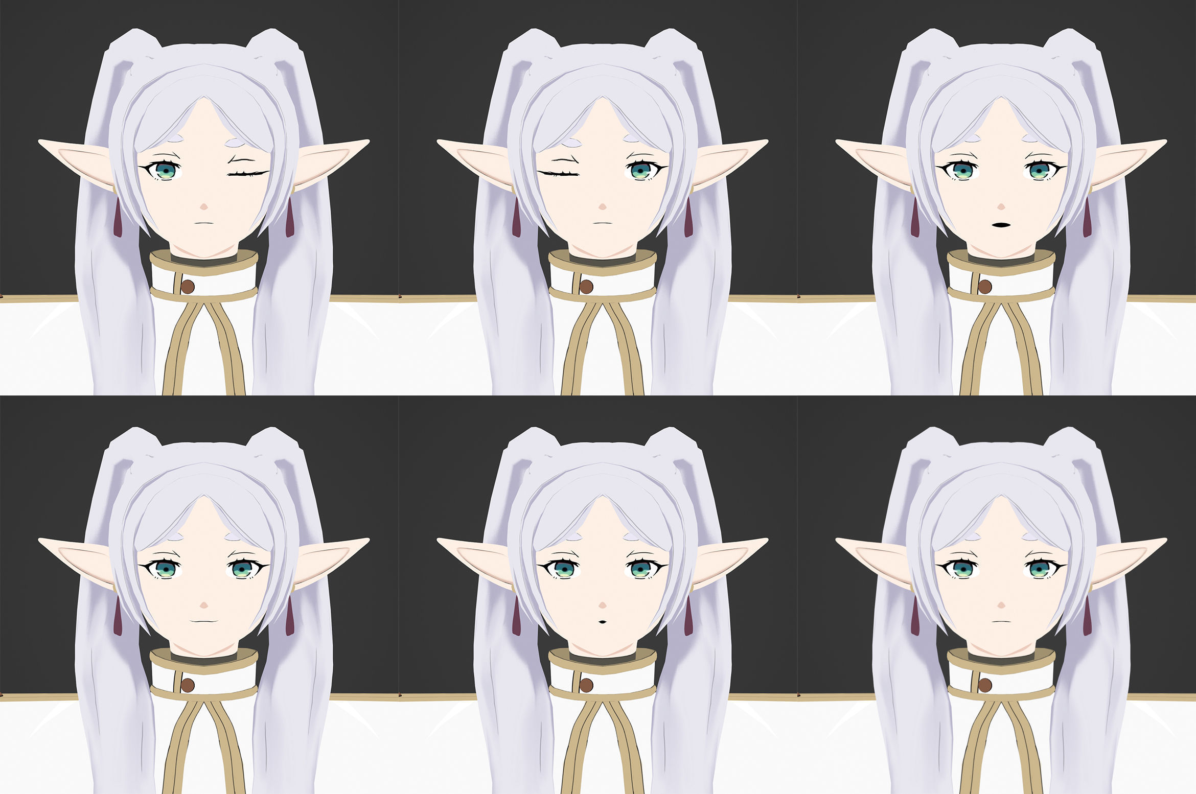 Character Frieren 3D model_19