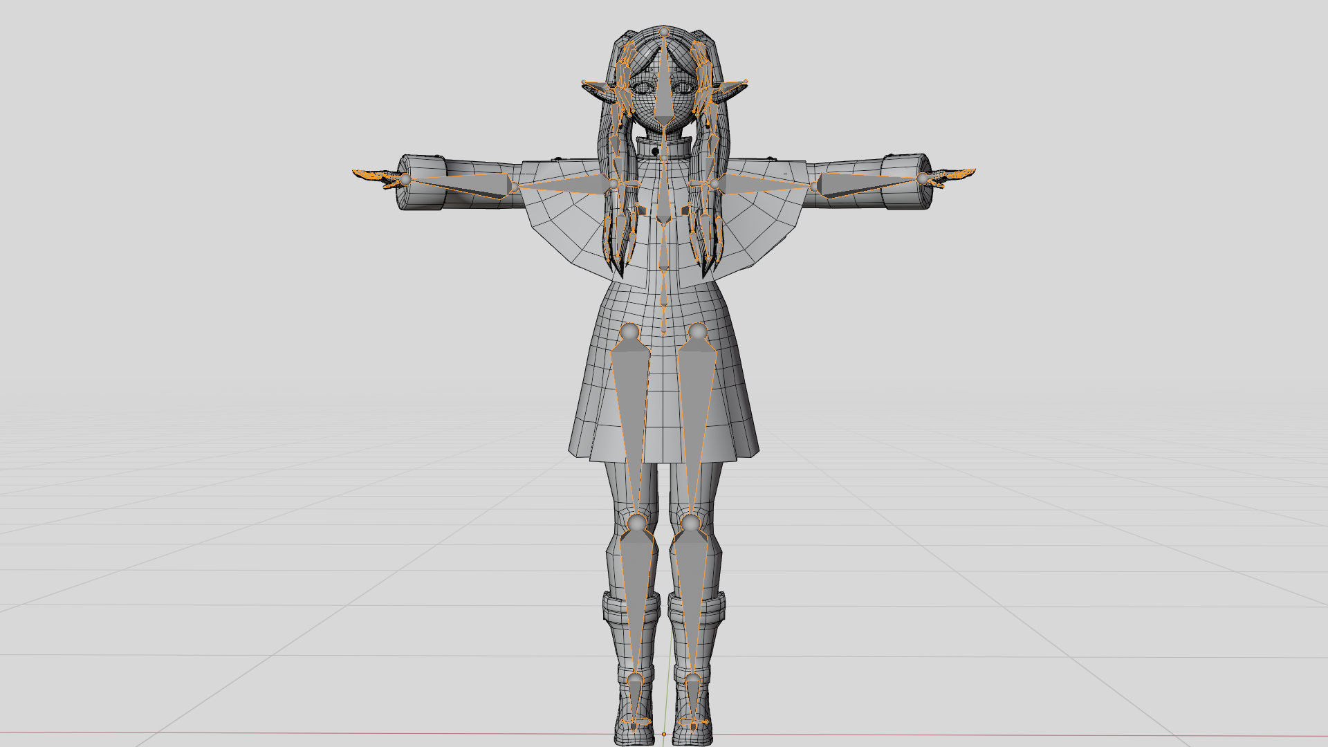Character Frieren 3D model_4