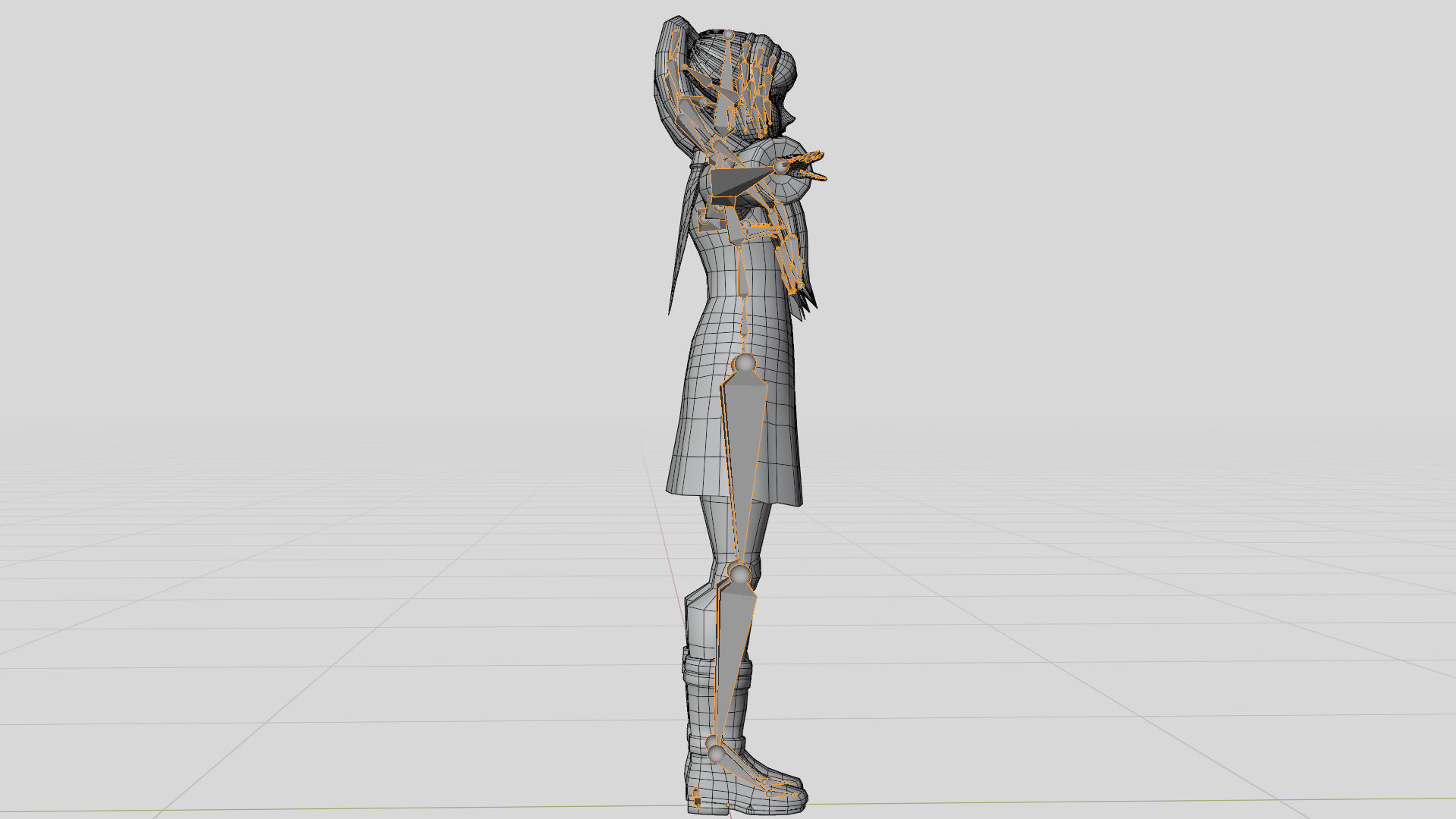Character Frieren 3D model_7