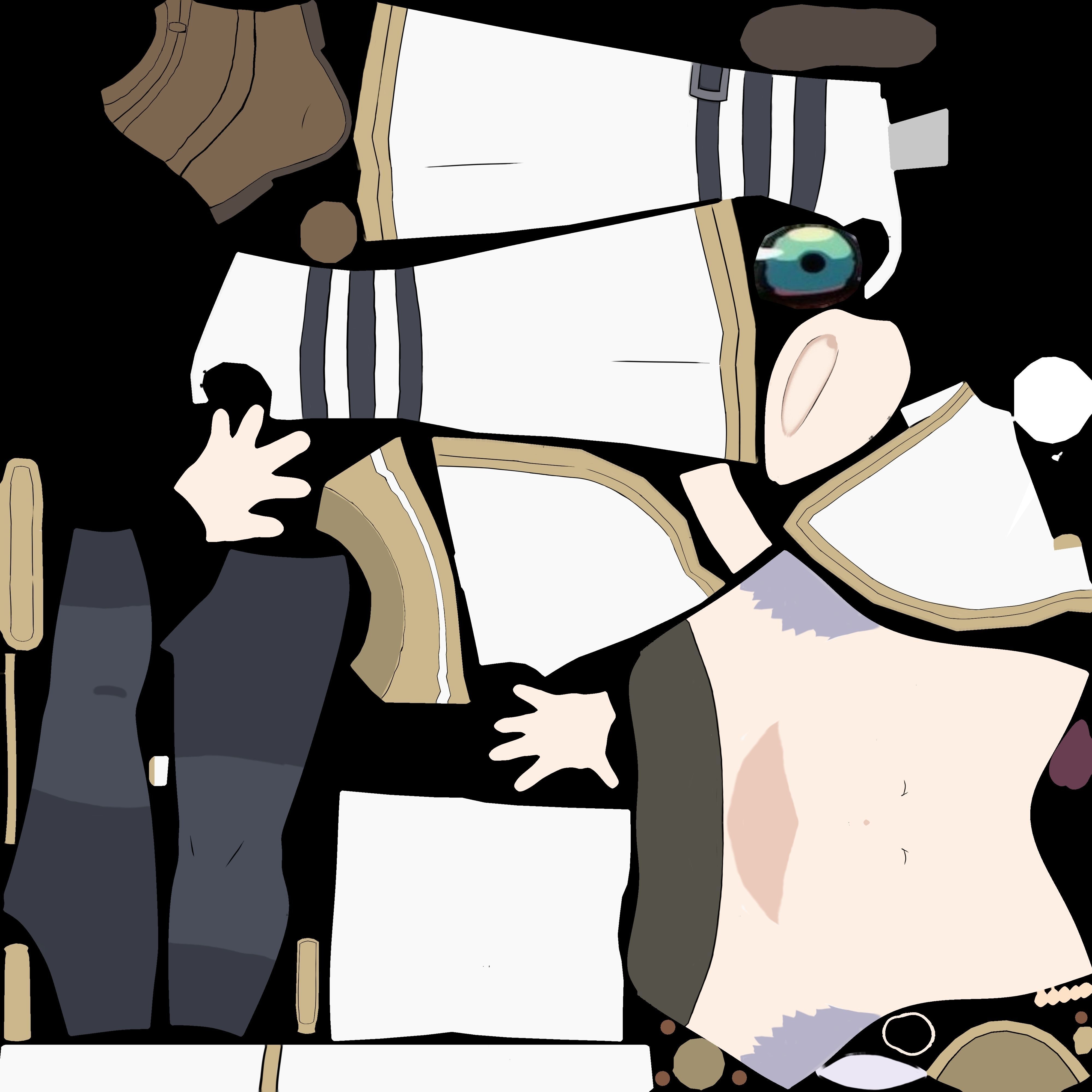 Character Frieren 3D model_20