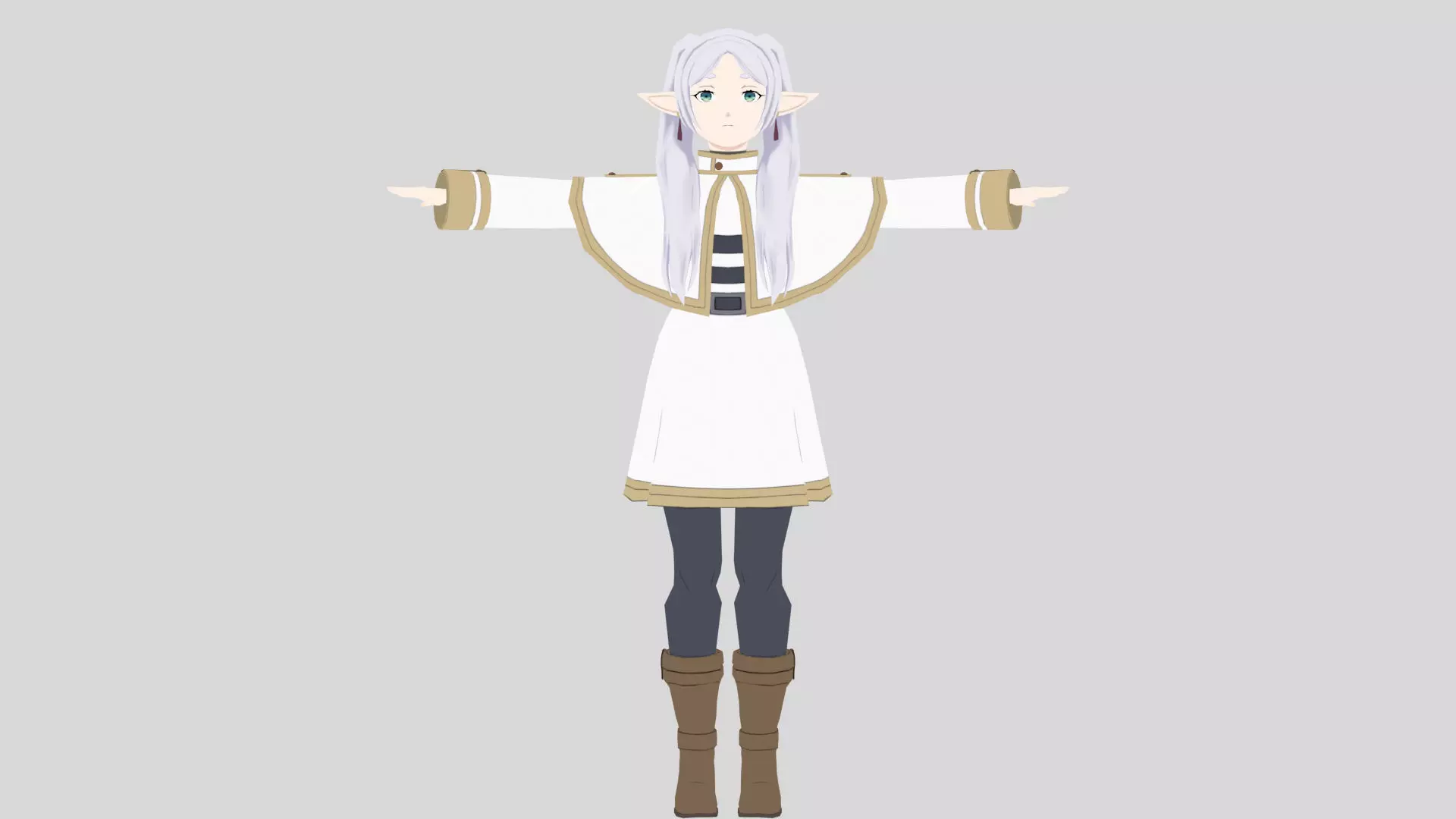 Character Frieren 3D model_0