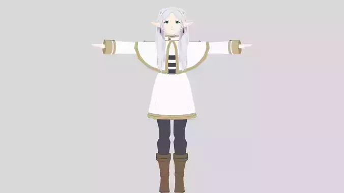 Character Frieren 3D model