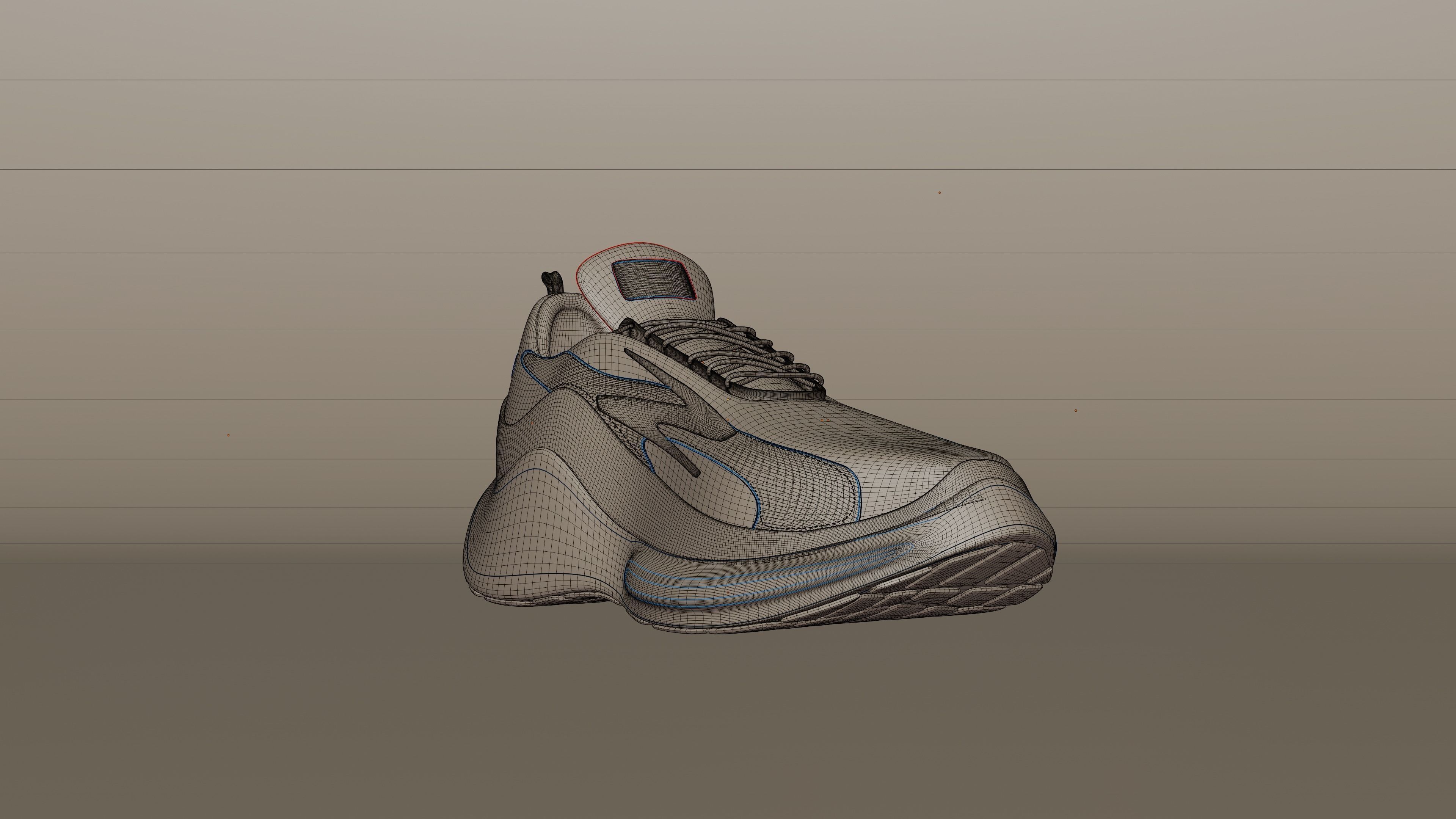 VOLTA Running sneakers 3D model_11