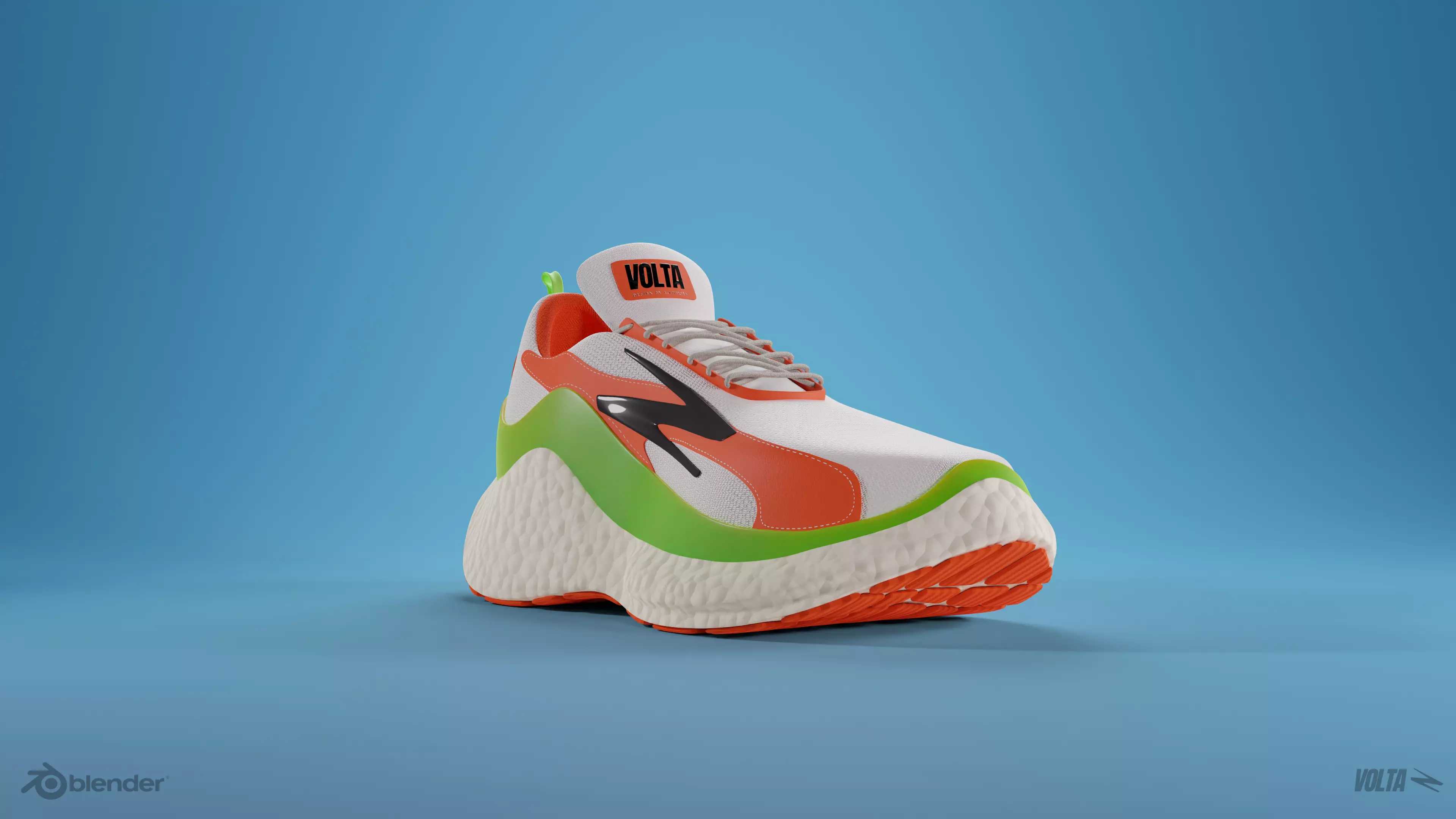 VOLTA Running sneakers 3D model_0