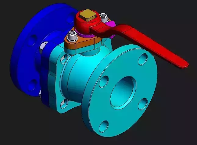 Water Control Valve 3D model