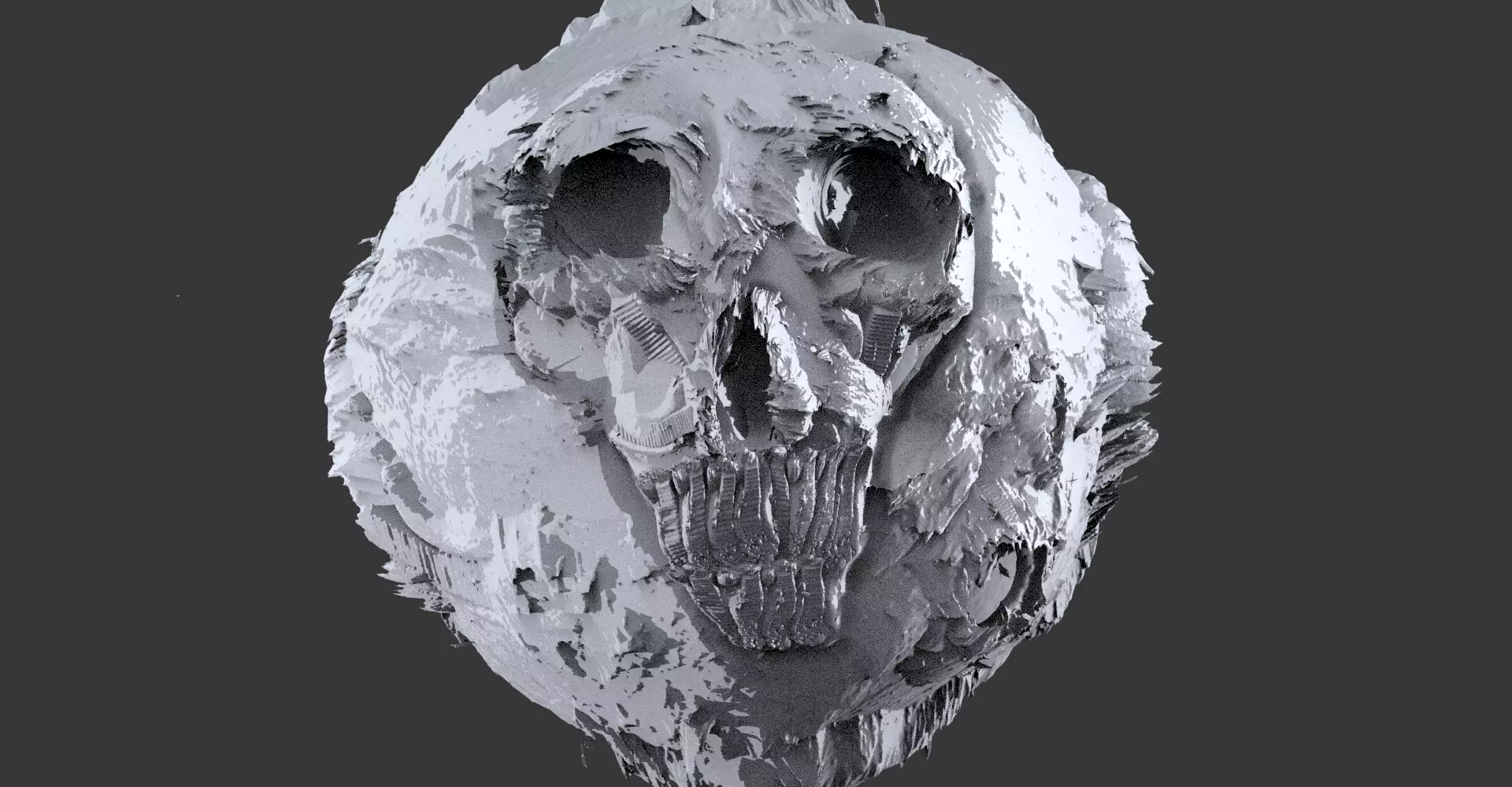 Nordor Dark Scull 3D model_0