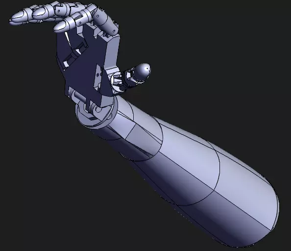 Robotic hand  3D model_0
