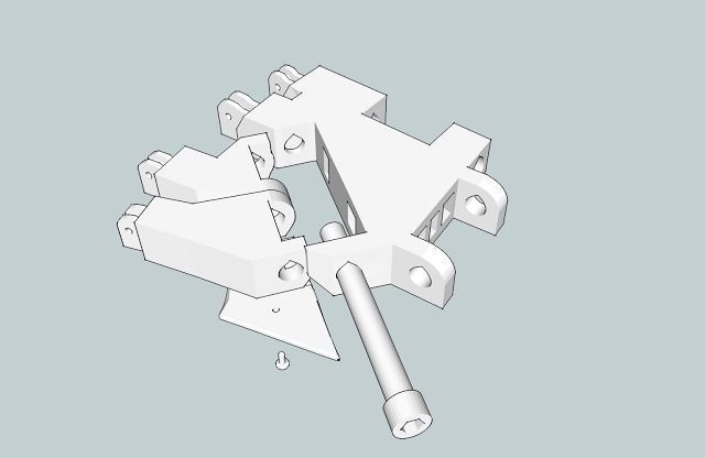 Robotic hand  3D model_6