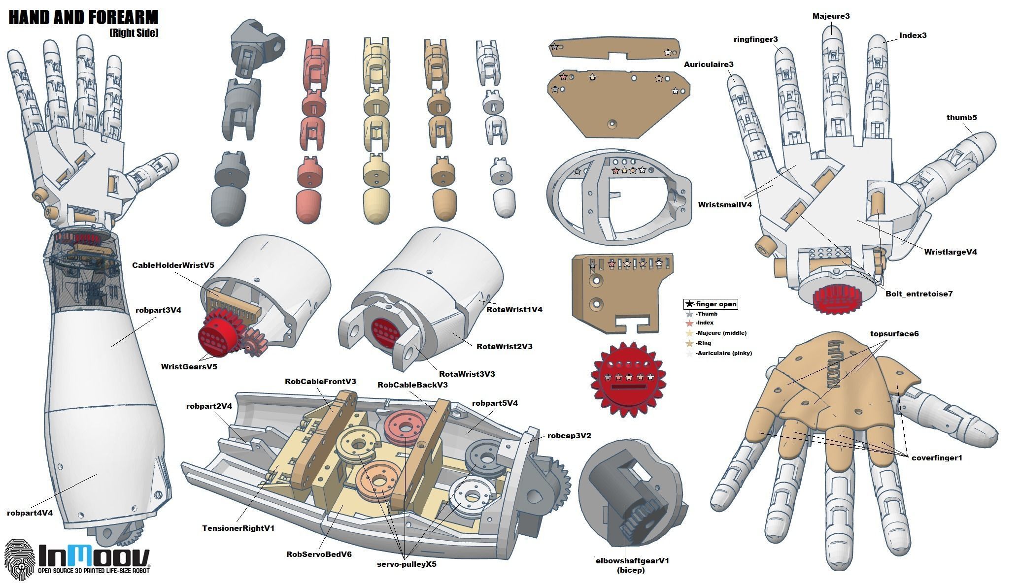 Robotic hand  3D model_1