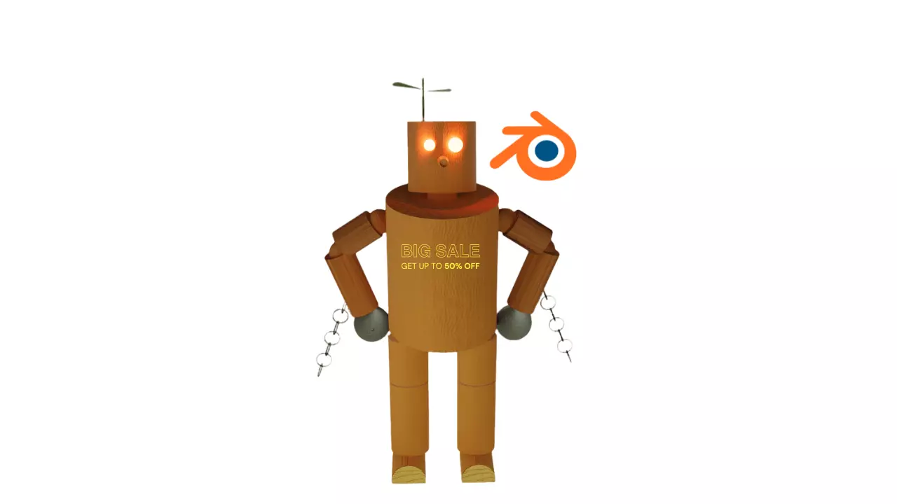 3D Mokojin Low-poly 3D model_0